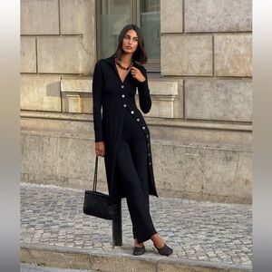 BNWOT Anemos Cardigan Midi Dress in Modal Knit